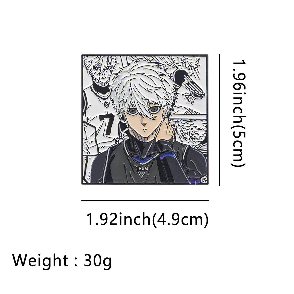 Seishiro Nagi Enamel Pin 1