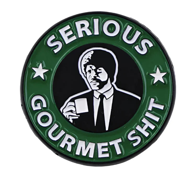 Serious Gourmet Shit Enamel Pin 1