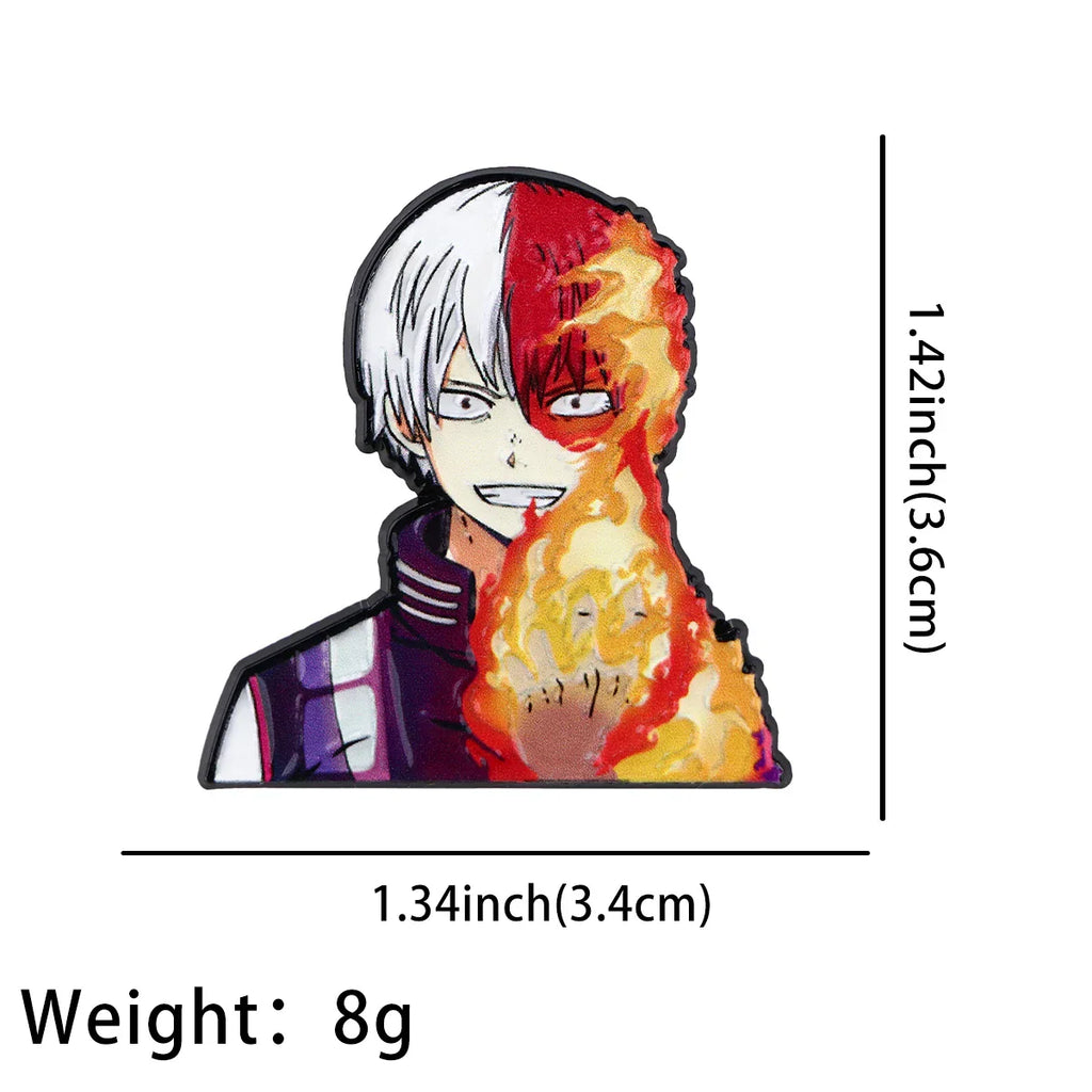 Shoto Todoroki Enamel Pin 1