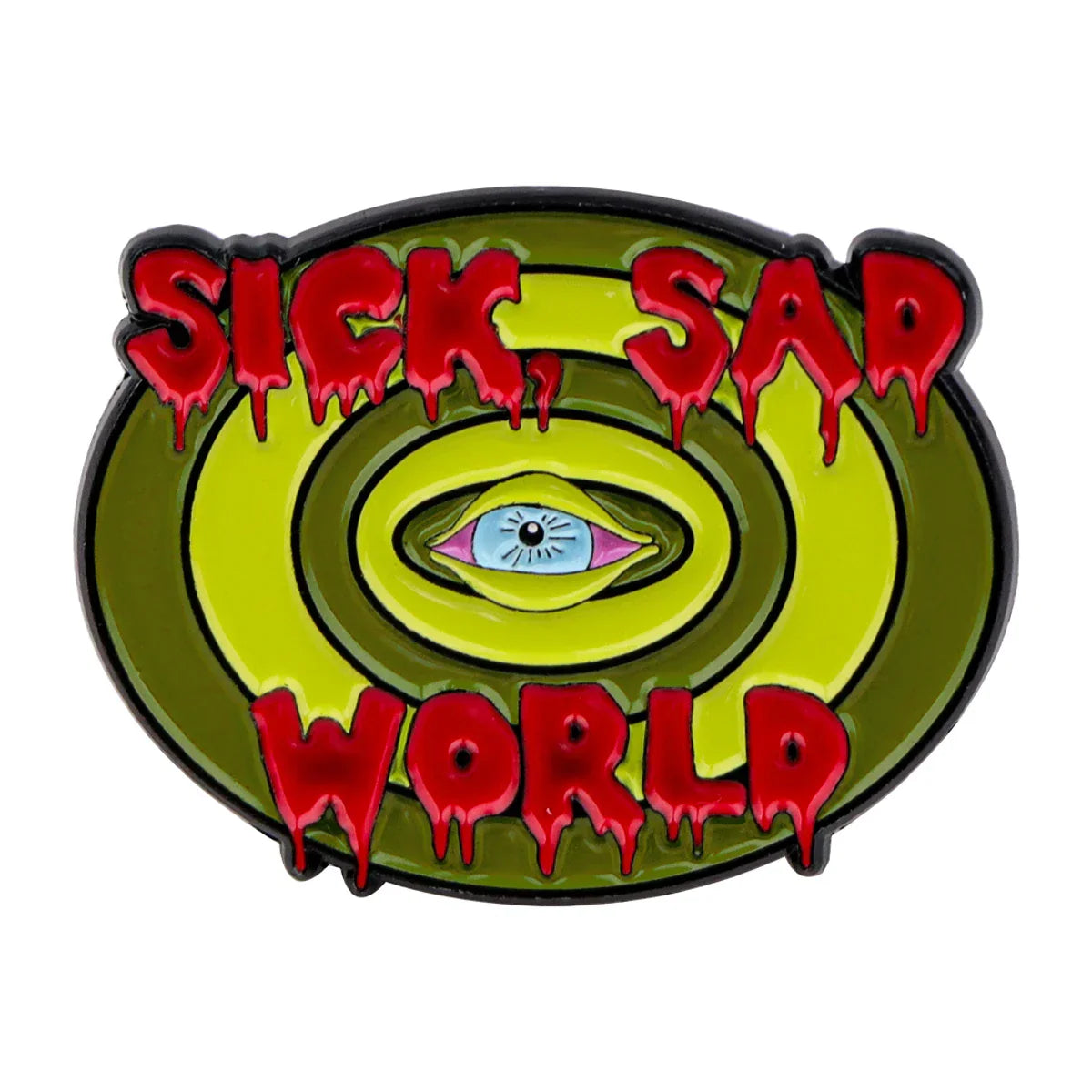 Sick Sad World Enamel Pin 1