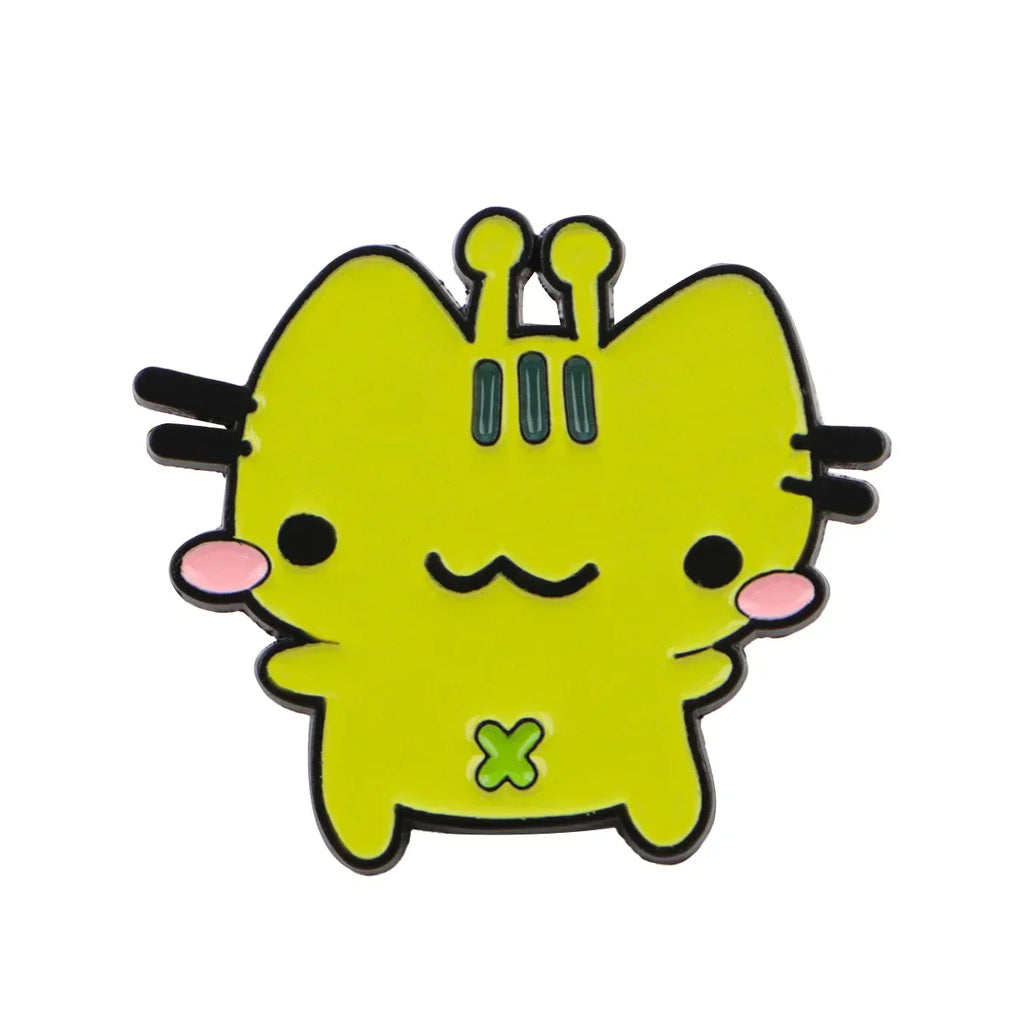 Cute Alien Cat Enamel Pin Lapel Pins for Backpacks Cartoon Brooches for Women Funny Jewelry Accessories Friends Gift - 1