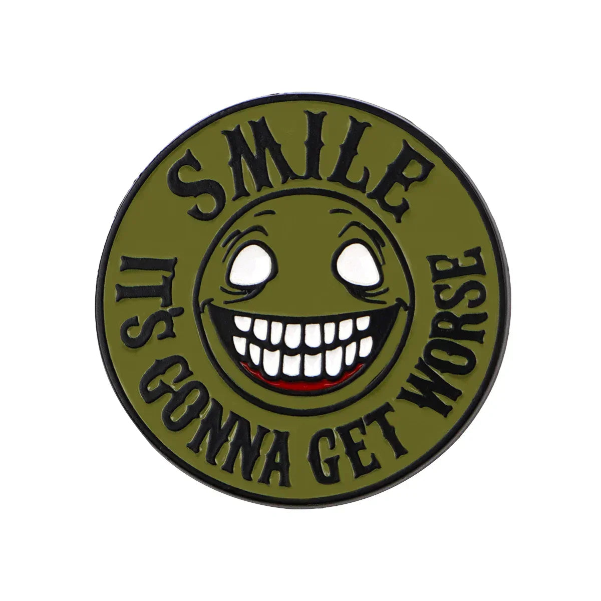 IT’S GONNA GET WORSE Enamel Pins Sarcastic Quotes Brooches Badge Punk Lapel Pins Clothes Decoration Humorous Jewelry