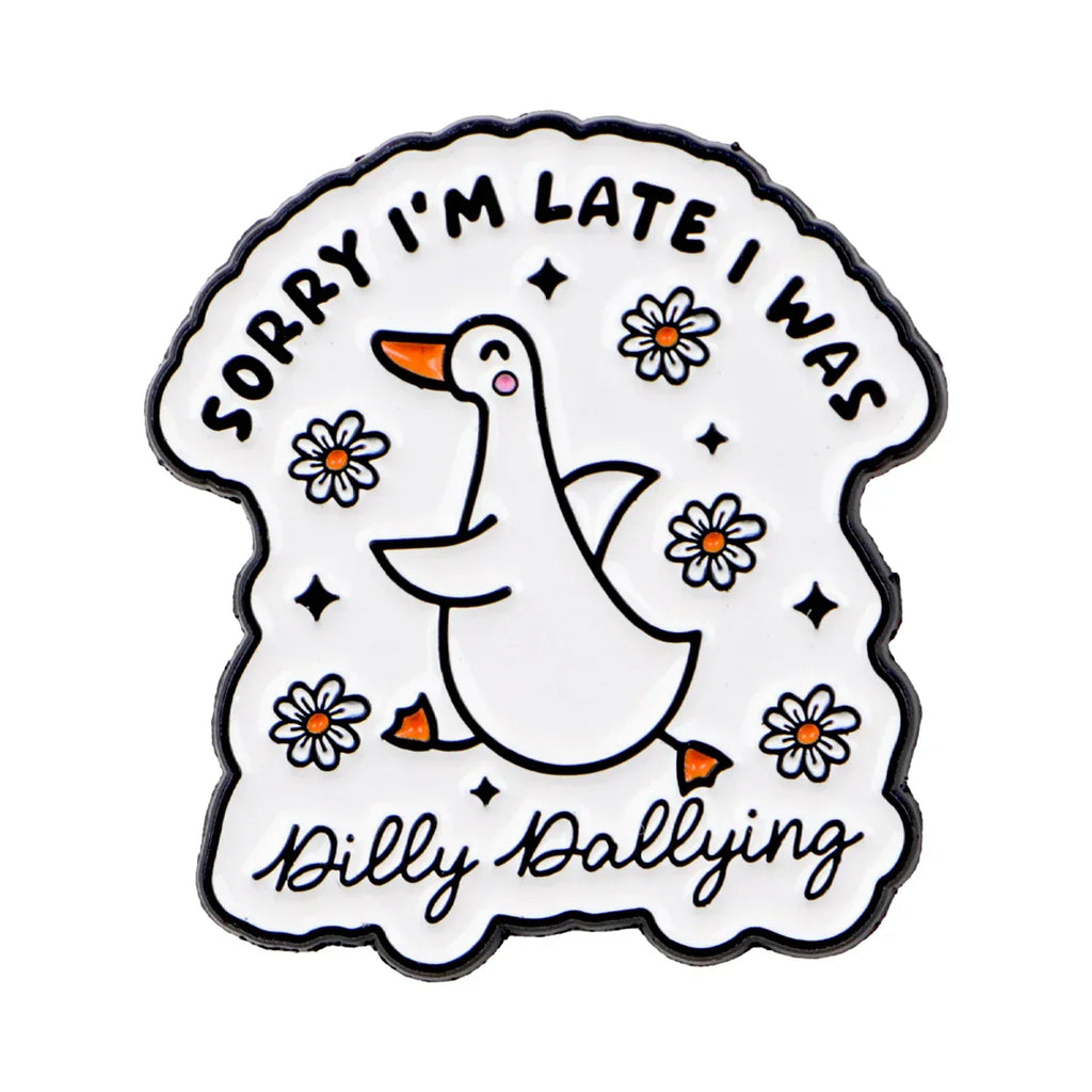 Funny Goose Enamel Pin Cute Cartoon Duck Brooch Pines Lapel Pins Badge on Backpack Clothing Accessories Fashion Jewelry