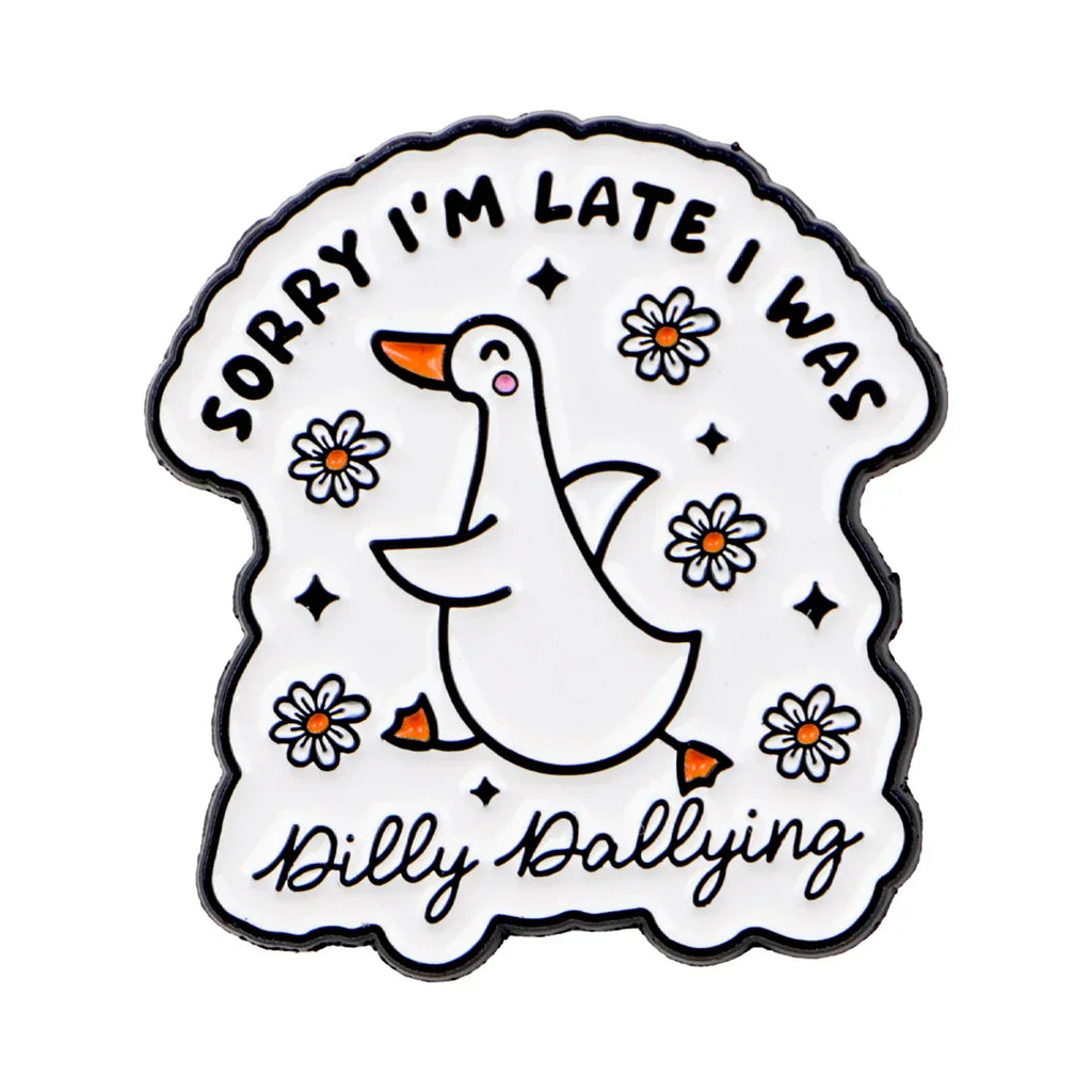 Funny Goose Enamel Pin Cute Cartoon Duck Brooch Pines Lapel Pins Badge on Backpack Clothing Accessories Fashion Jewelry