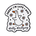 Funny Goose Enamel Pin Cute Cartoon Duck Brooch Pines Lapel Pins Badge on Backpack Clothing Accessories Fashion Jewelry