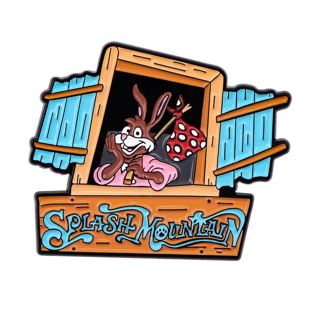 Splash Mountain Enamel Pin 1