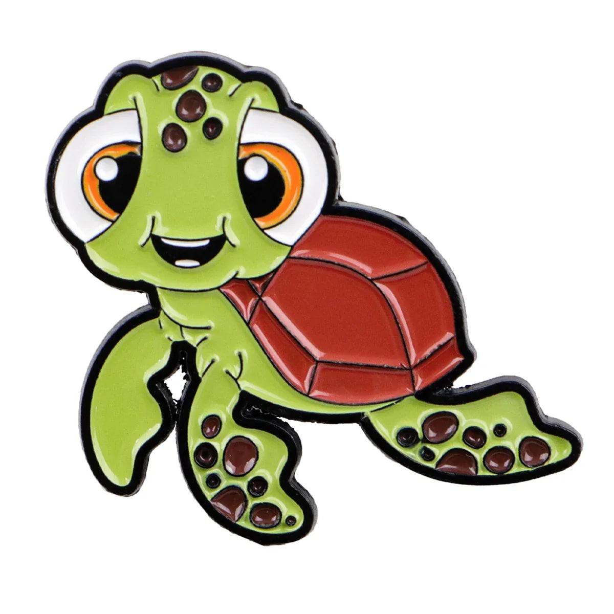 Squirt the Sea Turtle Enamel Pin 1