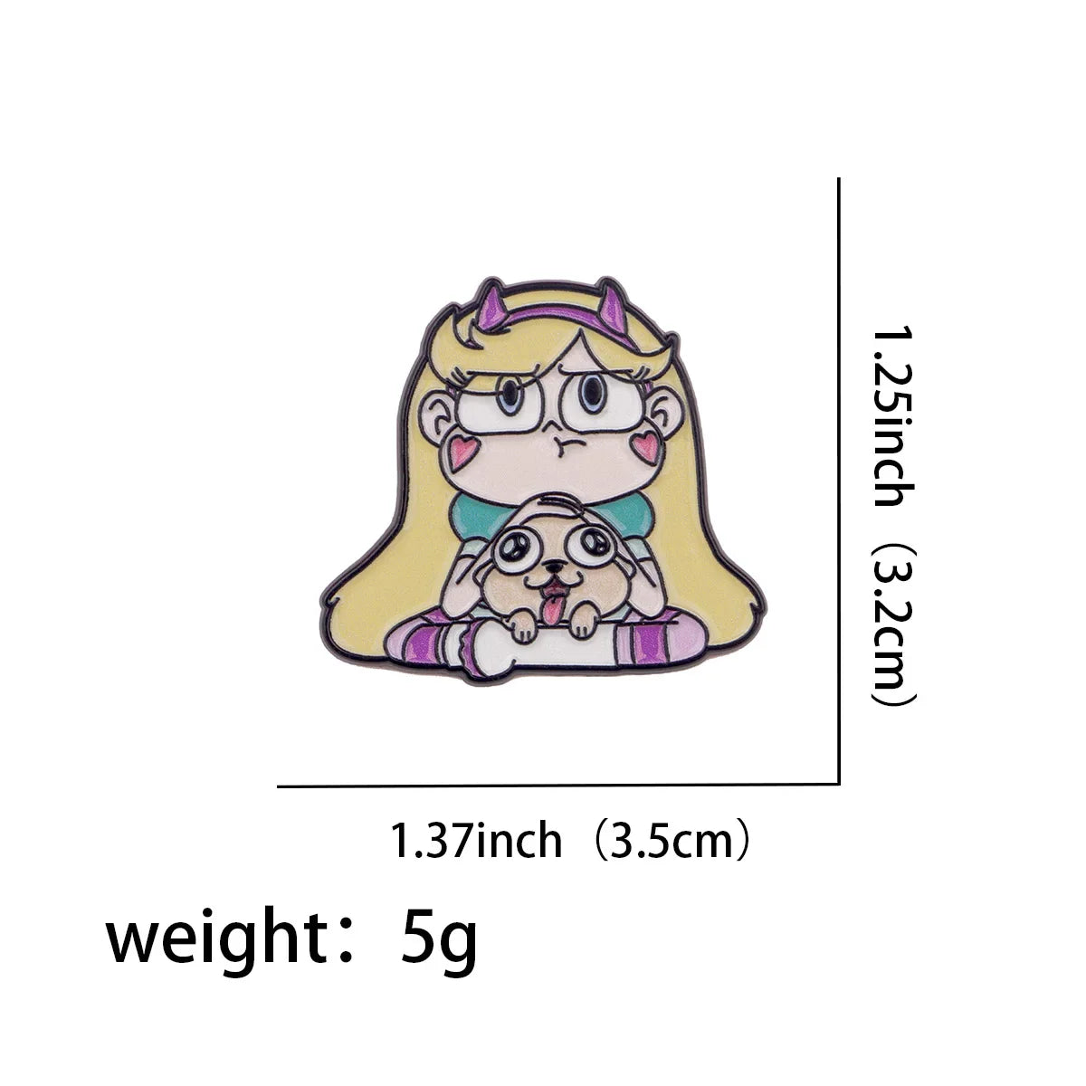 Star Butterfly Enamel Pin 1