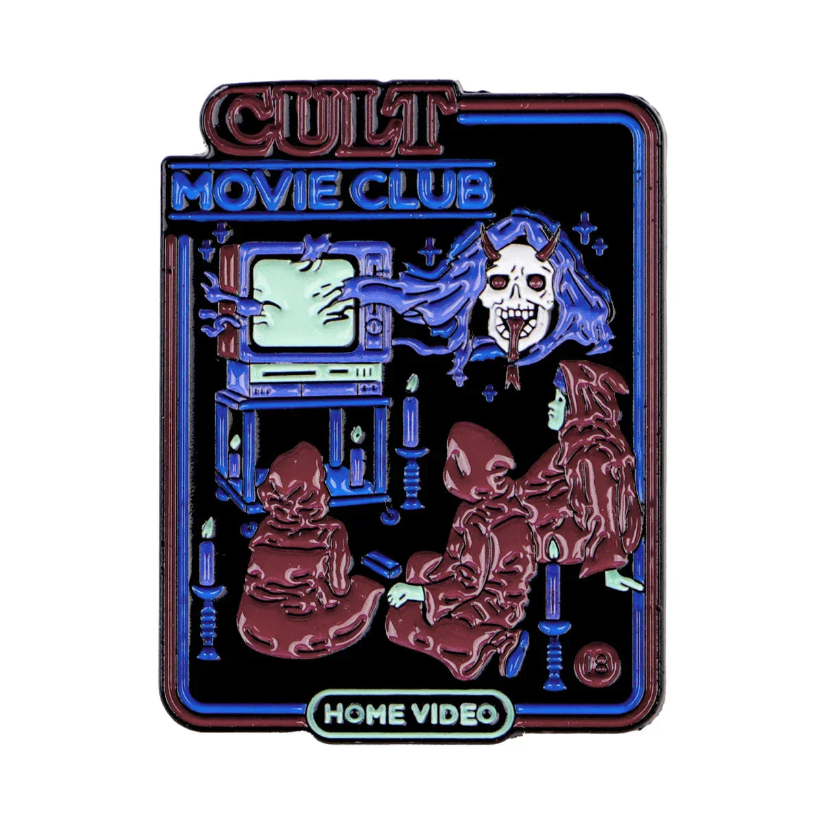Horror Movie Lapel Pins for Backpacks Brooches for Women Halloween Enamel Pin Fashion Jewelry Clothing Accessories