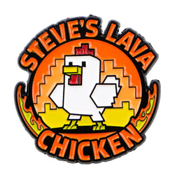 Cartoon Pixel Chicken Enamel Pin Game Brooch Pines Lapel Pins Badge on Backpack Clothing Accessories Fashion Jewelry