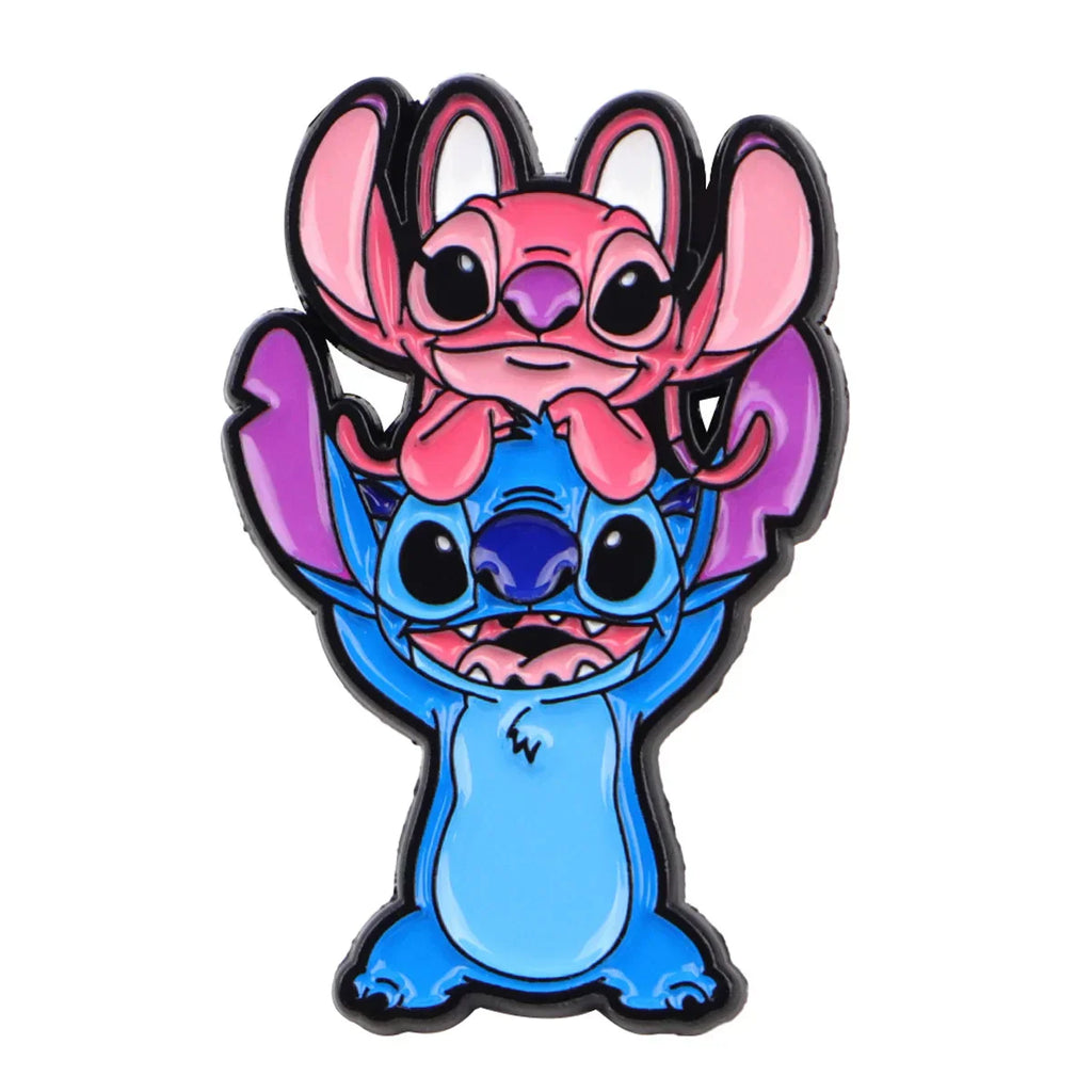 Lovely Angel Enamel Pin Cartoon Alien Brooch Pines Lapel Pins Badge on Backpack Clothing Accessories Fashion Jewelry