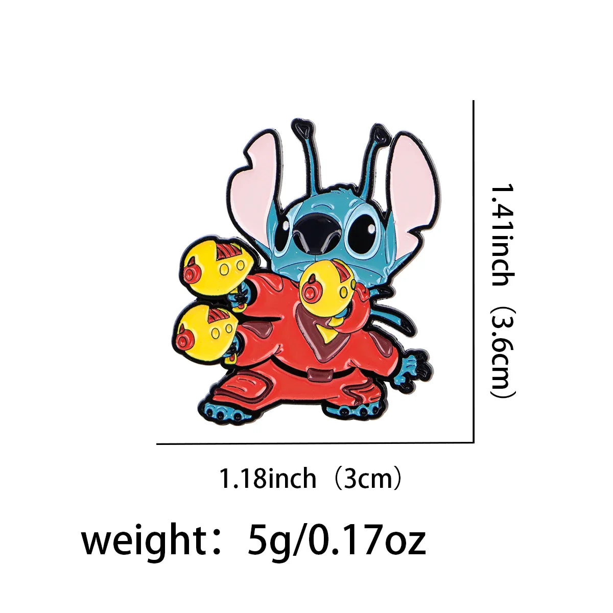 Stitch Enamel Pin 1