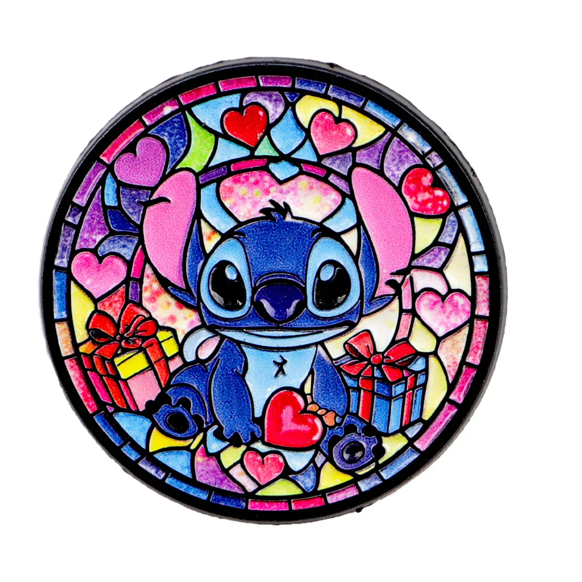 Stitch Stained Glass Style Enamel Pin 1