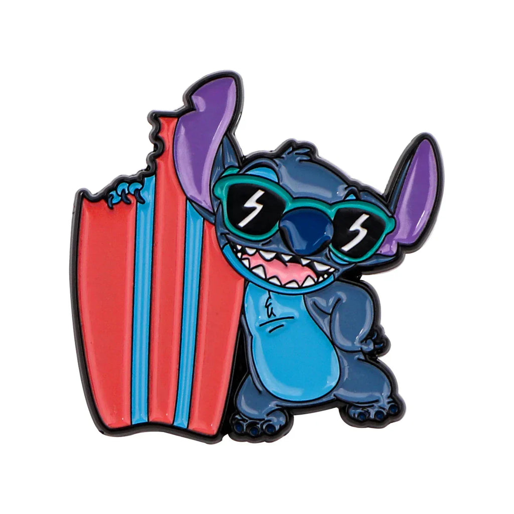 Stitch Surf Board Enamel Pin 1 / MULTI