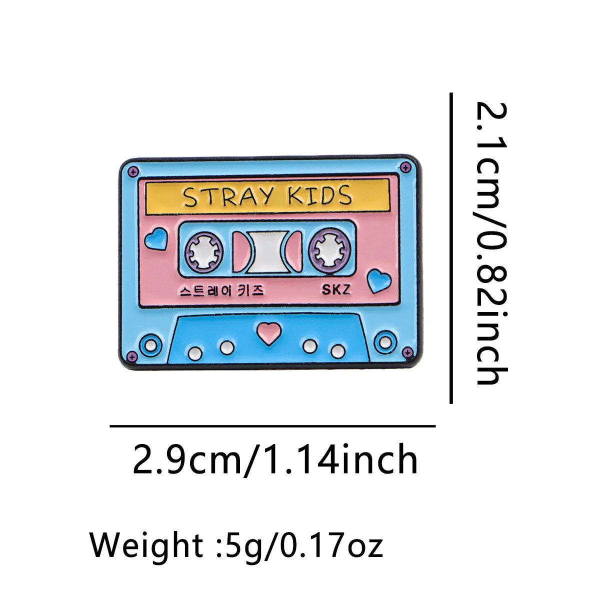 Cartoon Tape Enamel Pin Music Lovers Brooch Pines Lapel Pins Badge on Backpack Clothing Accessories Fashion Jewelry