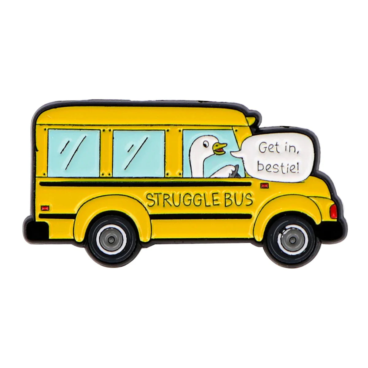 Struggle Bus Goose Enamel Pin 1 / MULTI