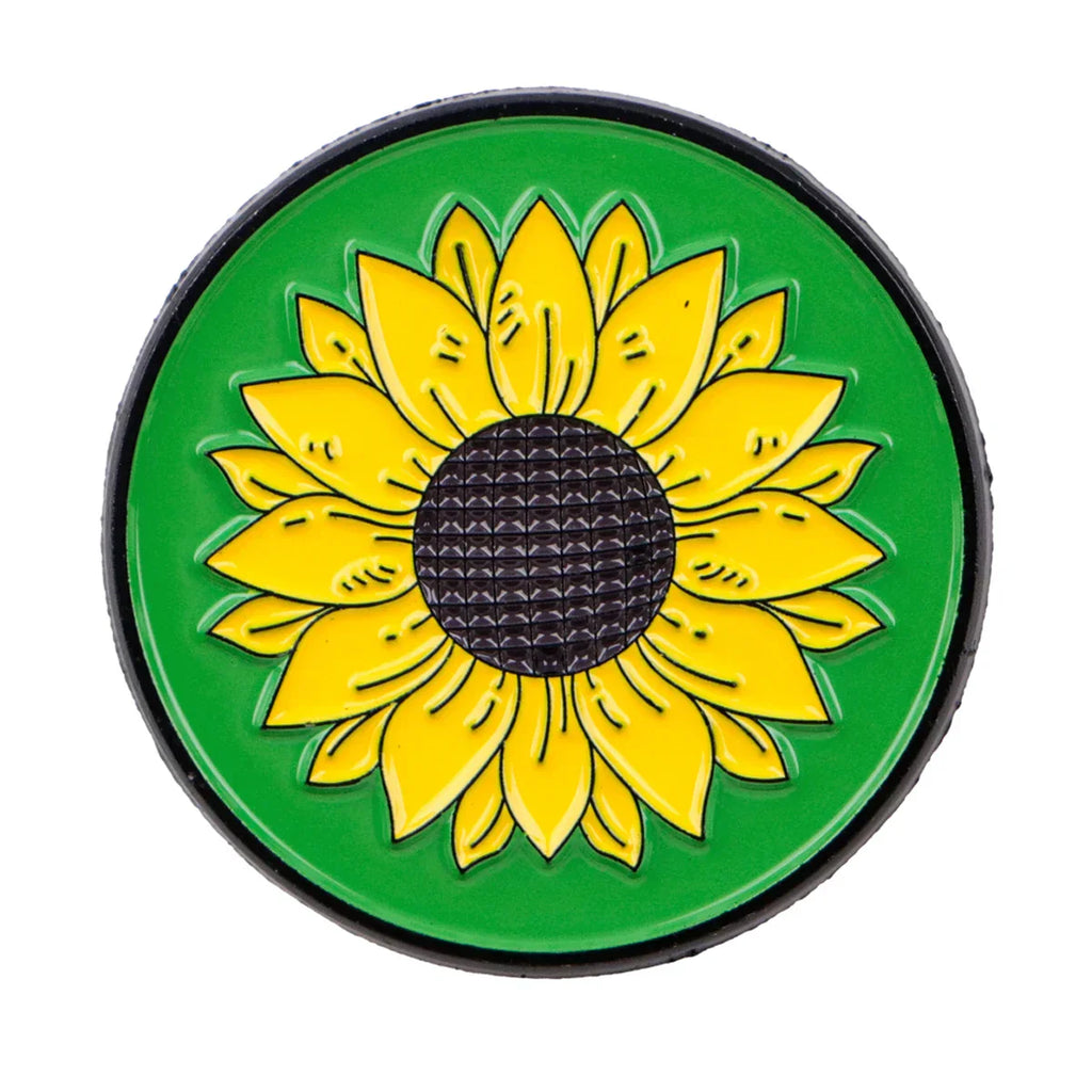 Sunflower Enamel Pin Mental Health Awareness Green Brooch Pins Round Badge Clothing Accessories Fashion Jewelry Friends