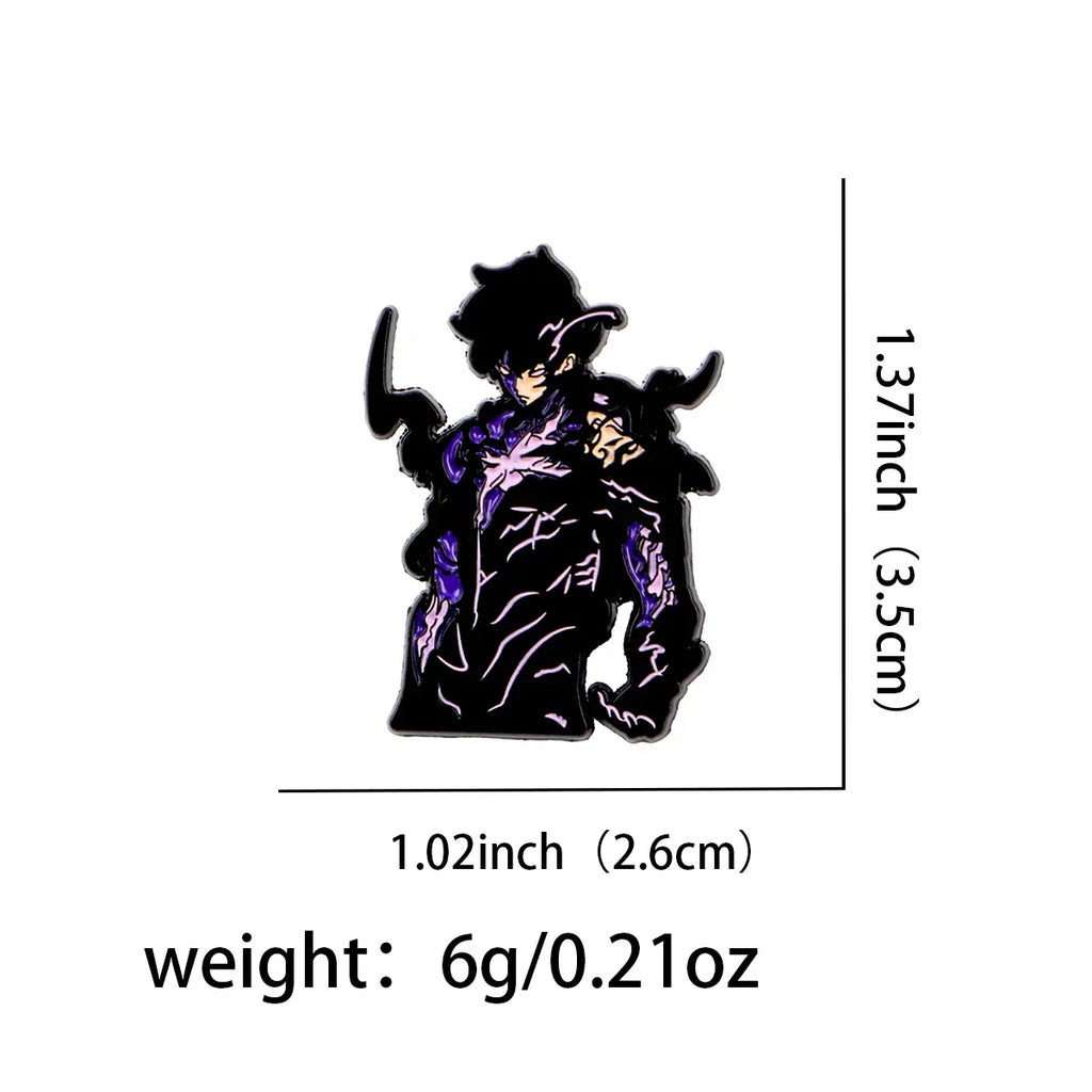 Manga Anime Enamel Pin Cool Men Brooch Pines Lapel Pins Badge on Backpack Clothing Accessories Fashion Jewelry Friends