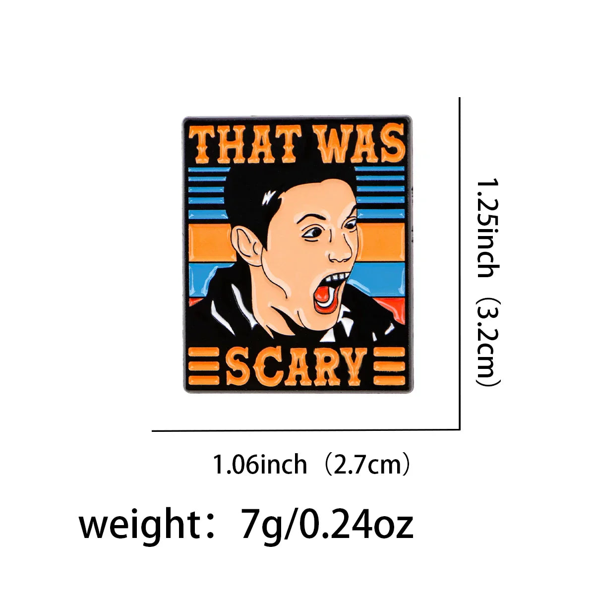 Supernatural Bobby Enamel Pin 1