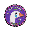 SURVIVOR Enamel Pin Lapel Pins for Backpacks Funny Goose Quotes Brooches for Women Animal Jewelry Accessories Friends
