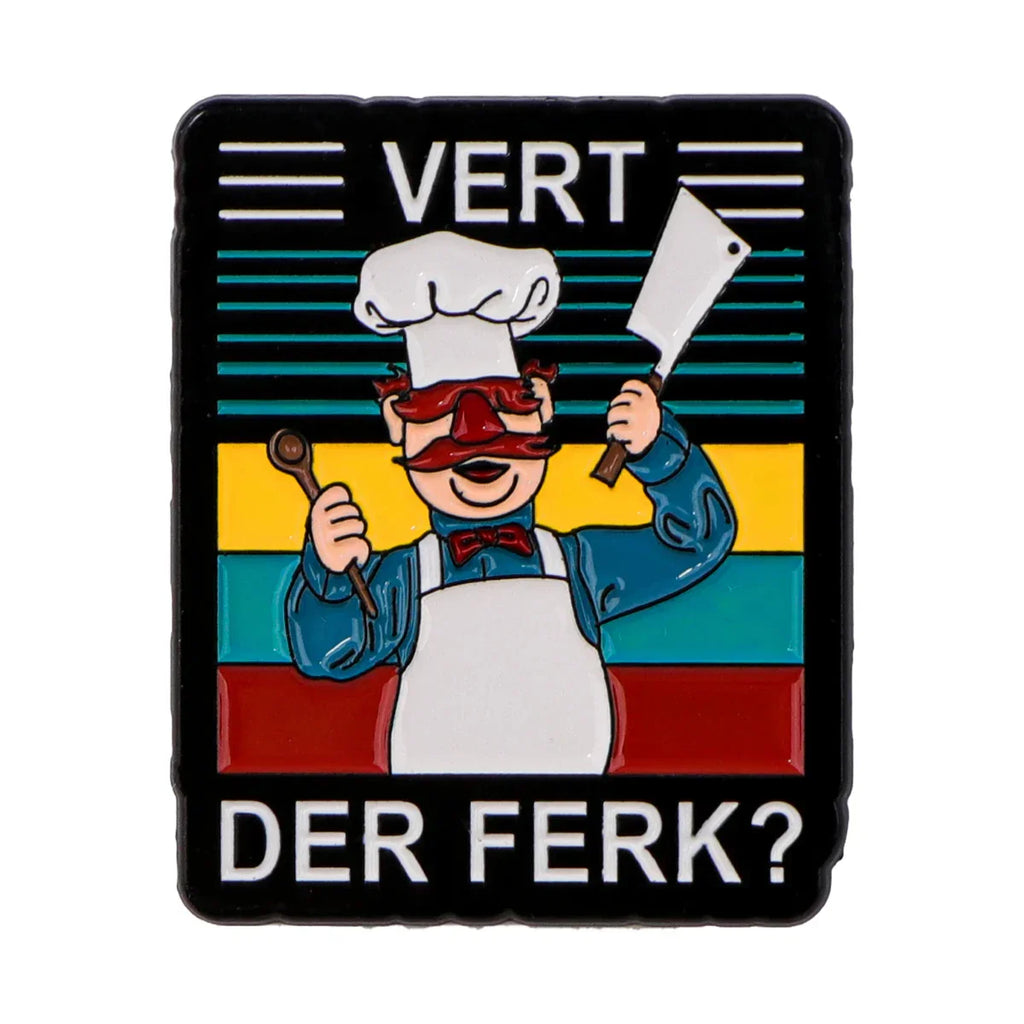 Swedish Chef ’Vert Der Ferk?’ Enamel Pin 1 / MULTI