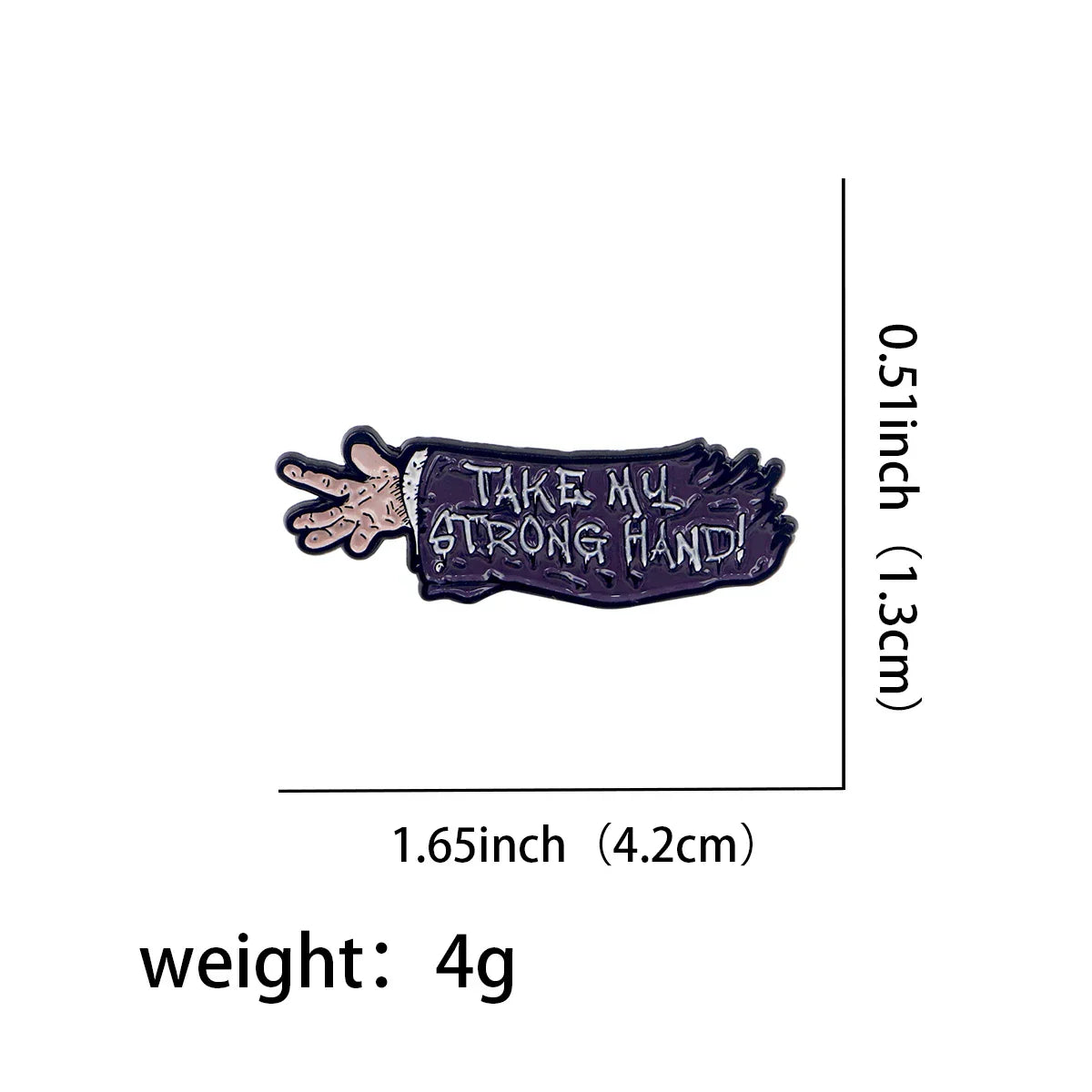 Take My Strong Hand Scary Movie 2 Enamel Pin 1 / MULTI