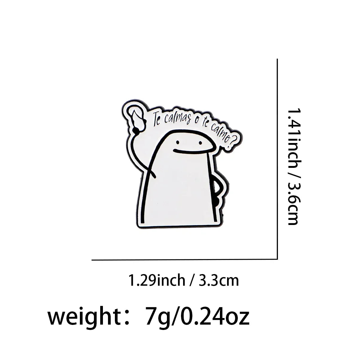 Funny Figure Enamel Pins Spanish Quotes Brooches Badge Lapel Pins for Backpacks Bags Clothes Decoration Fashion Jewelry