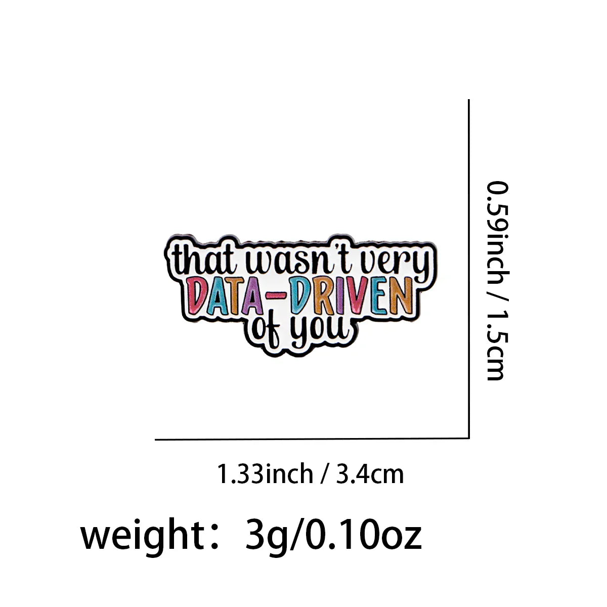 Humorous Quotes that wasn’t very Enamel Pin Lapel Pins Metal Badges Brooch for Clothes Accessories Fashion Jewelry