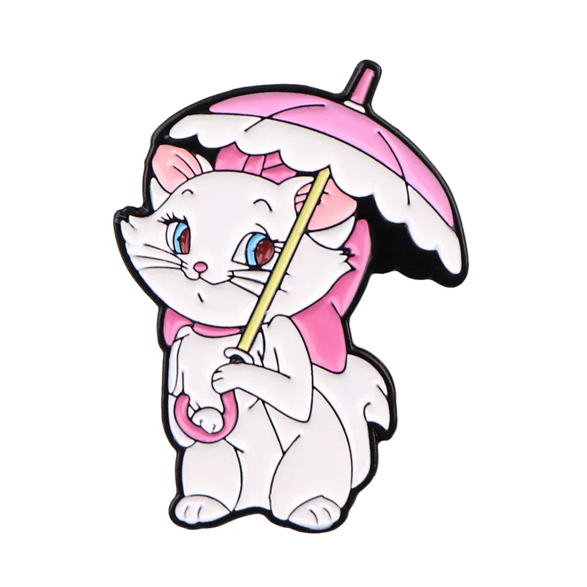 The Aristocats ’Marie Pink Umbrella’ Enamel Pin 1