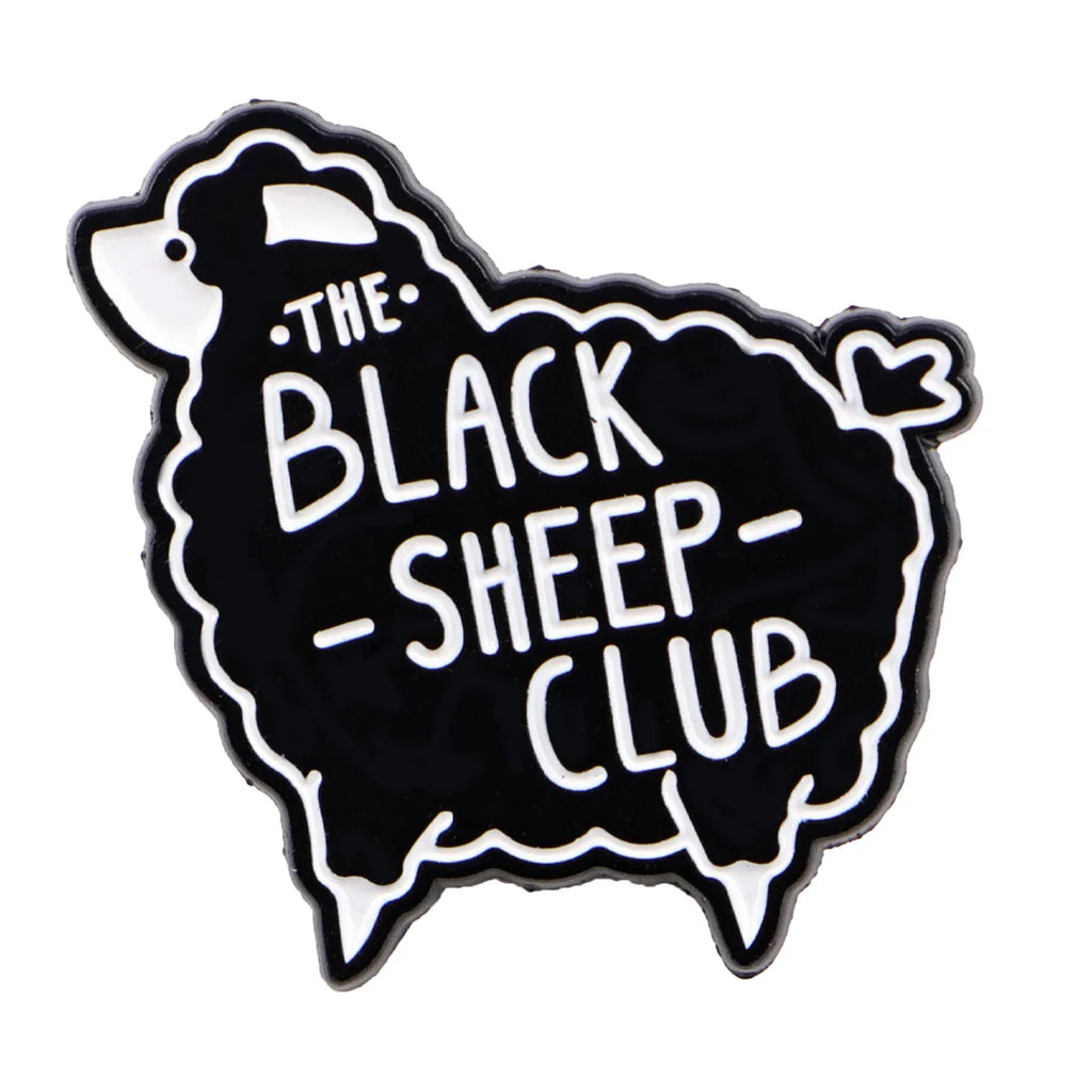 The Black Sheep Club Enamel Pin 1