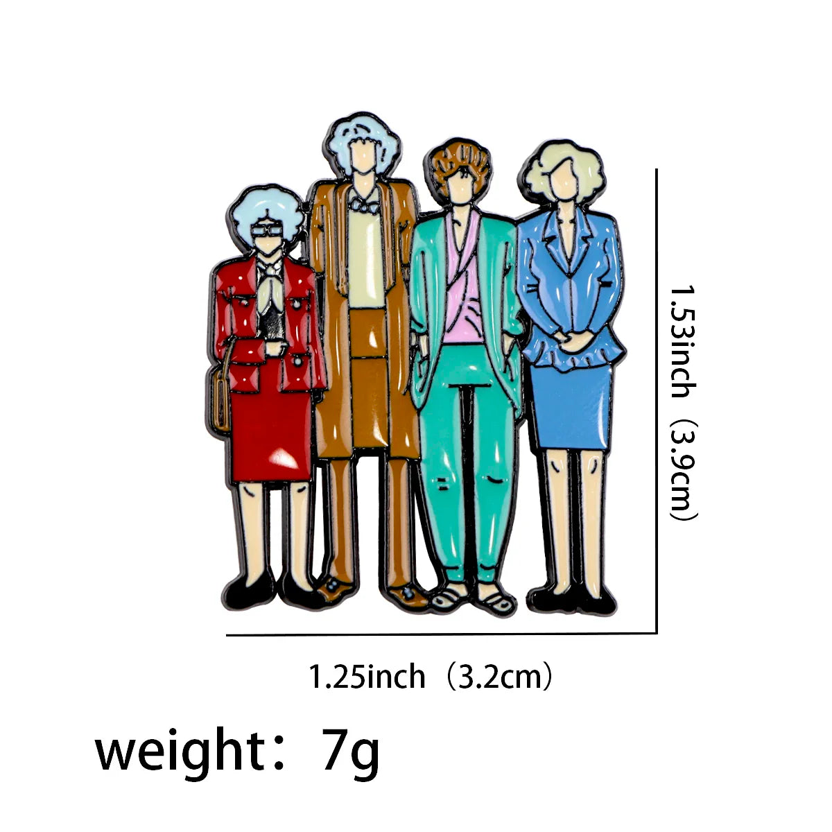 The Golden Girls Enamel Pin 1
