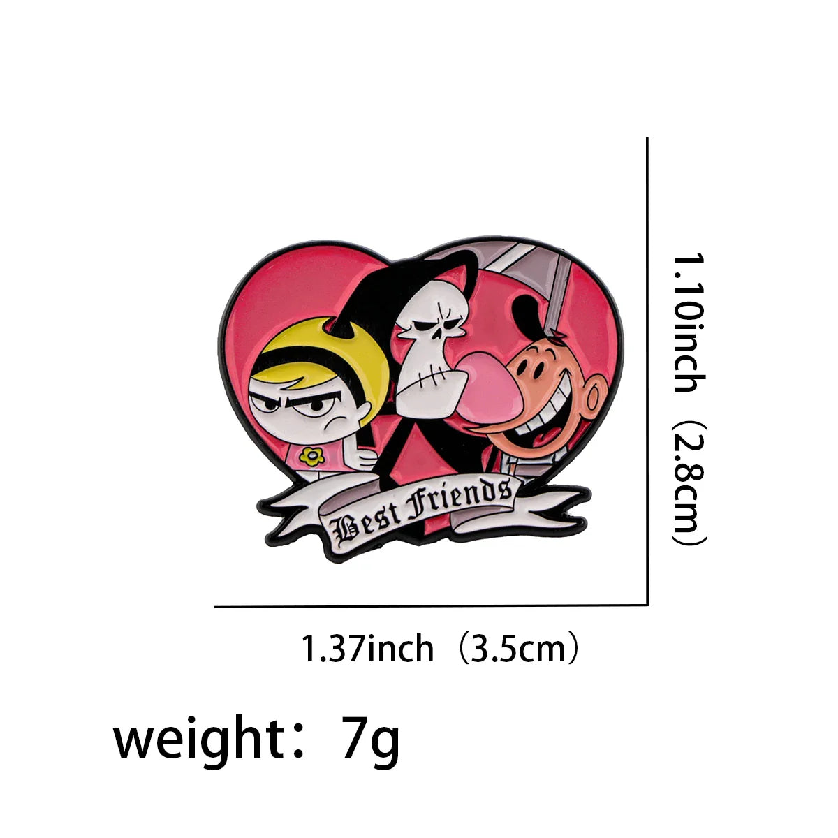 The Grim Adventures of Billy & Mandy Enamel Pin 1