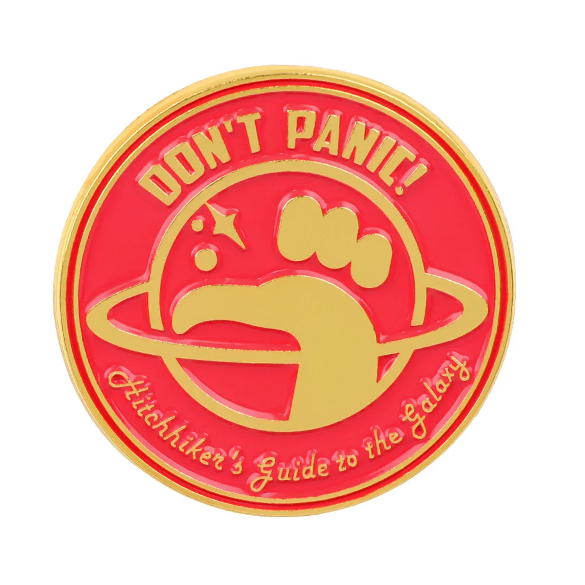The Hitchhiker’s Guide to the Galaxy Enamel Pin 1