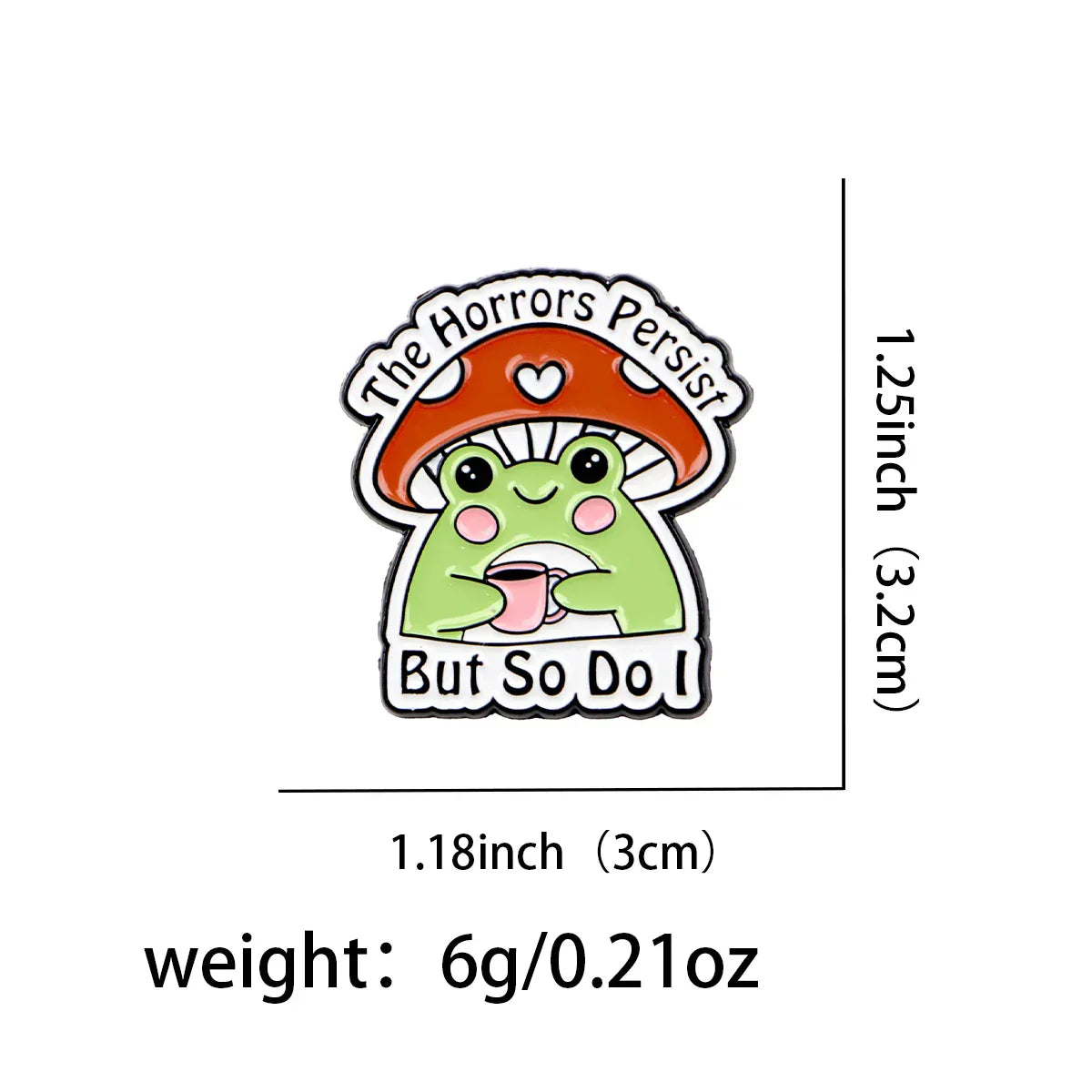 Funny Frog Enamel Pin Quotes Brooch Pines Lapel Pins Badge on Backpack Clothing Accessories Animal Jewelry Friends