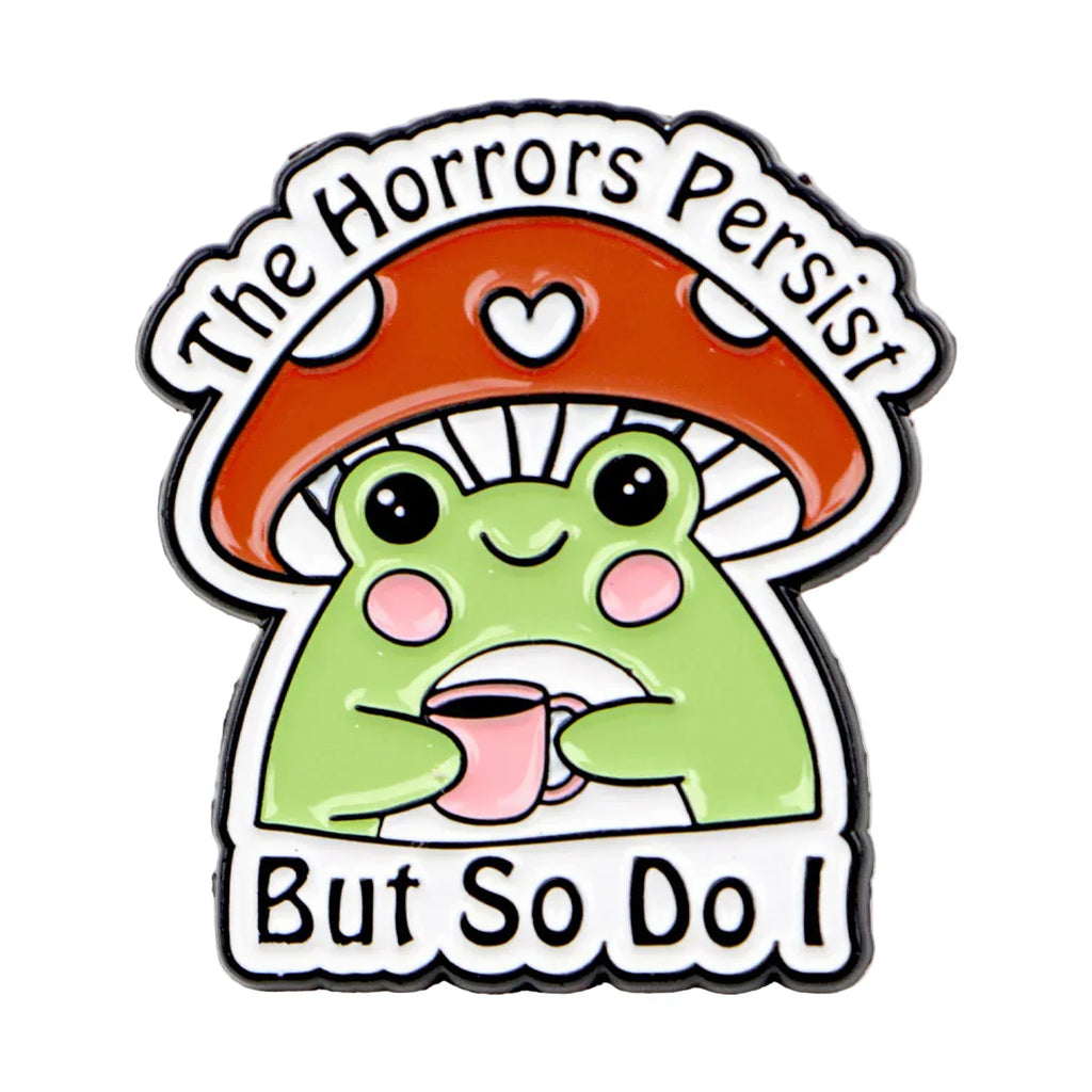 Funny Frog Enamel Pin Quotes Brooch Pines Lapel Pins Badge on Backpack Clothing Accessories Animal Jewelry Friends