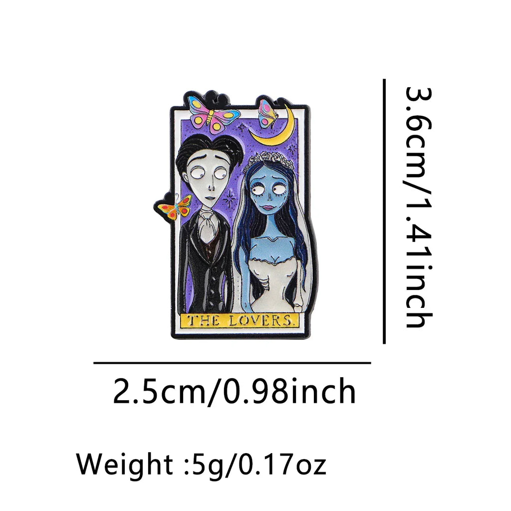 Movie Lovers Enamel Pin Halloween Brooch Pines Lapel Pins Badge on Backpack Clothing Accessories Fashion Jewelry