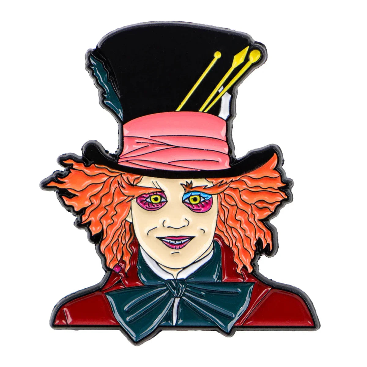 The Mad Hatter Enamel Pin 1