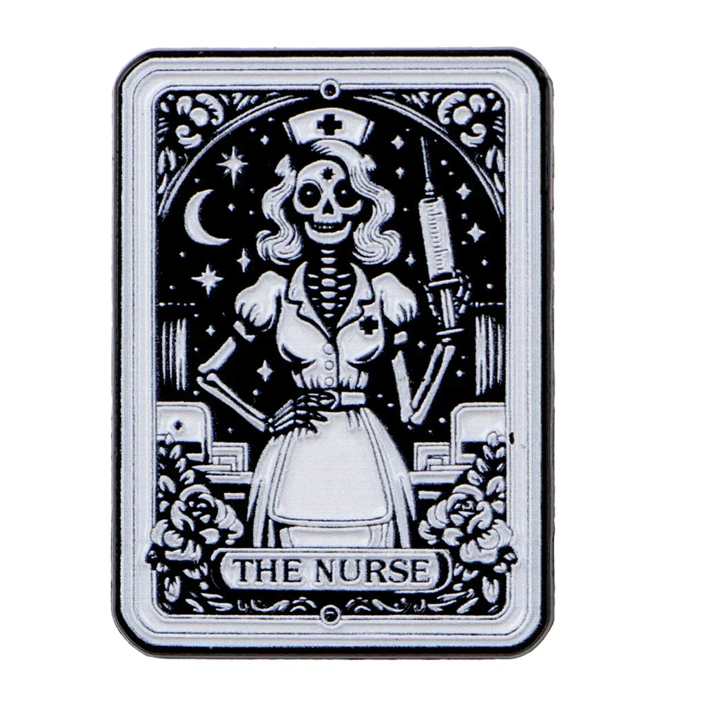 Nurse Halloween Enamel Pin Skeleton Brooch Pines Lapel Pins Tarot Badge on Backpack Clothing Accessories Medical