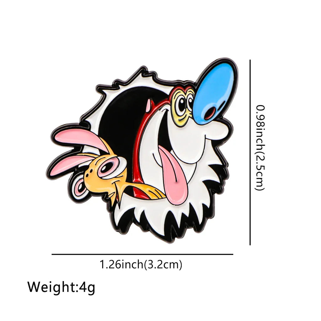The Ren & Stimpy Show Enamel Pin 1