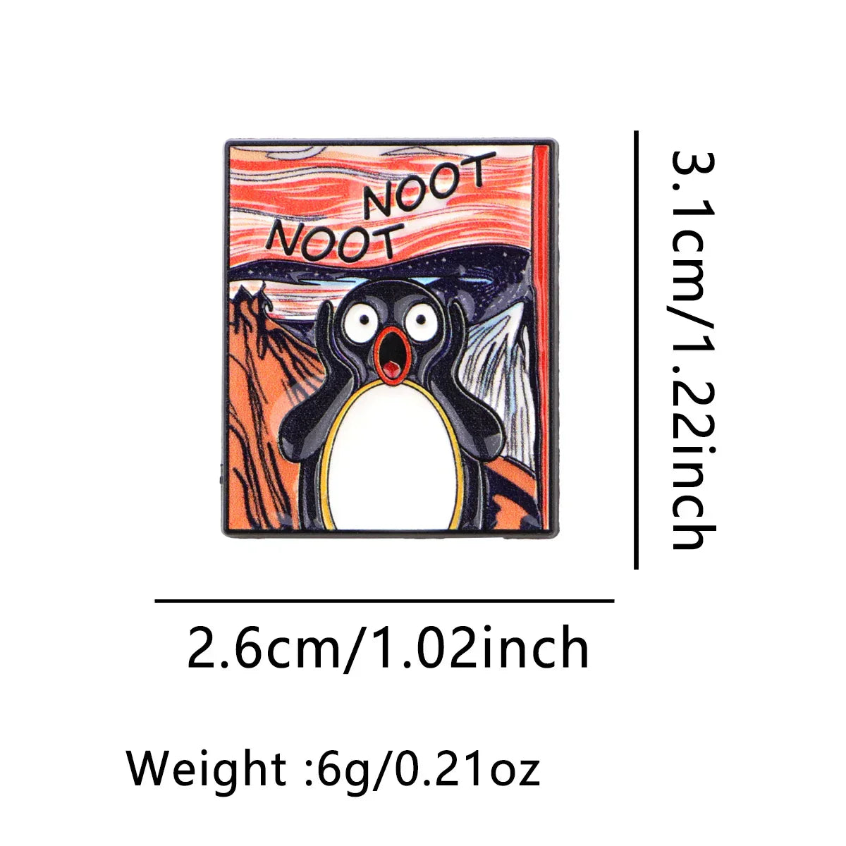 Penguin Enamel Pin Vintage Cartoon Brooch Pines Lapel Pins Badge on Backpack Clothing Accessories Animal Jewelry