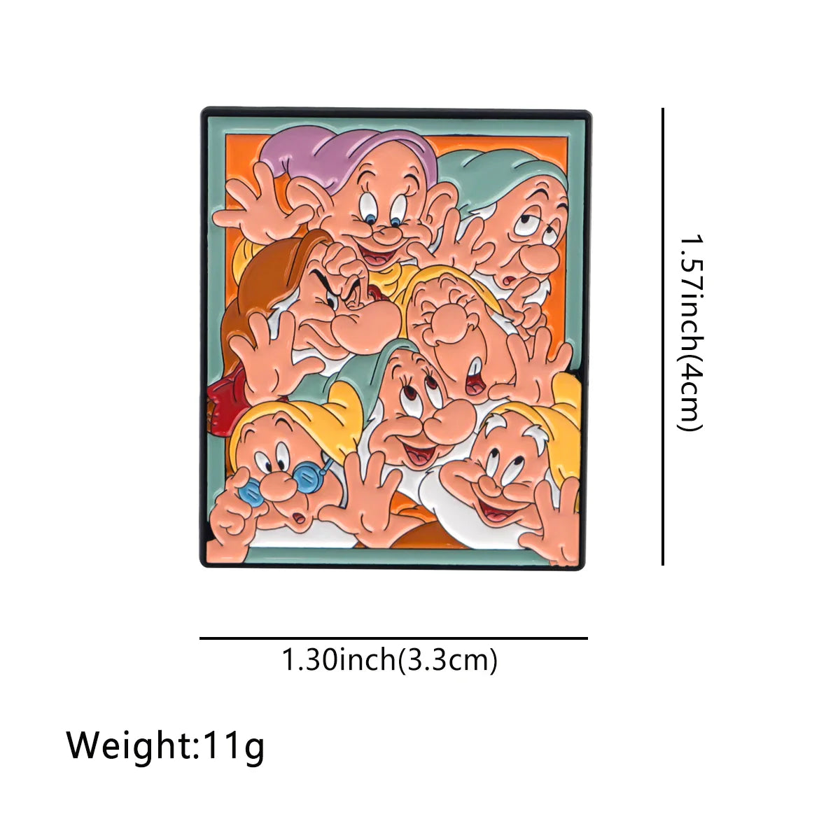 The Seven Dwarfs Enamel Pin 1