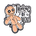 Thinking Of You Voodoo Doll Enamel Pin 1