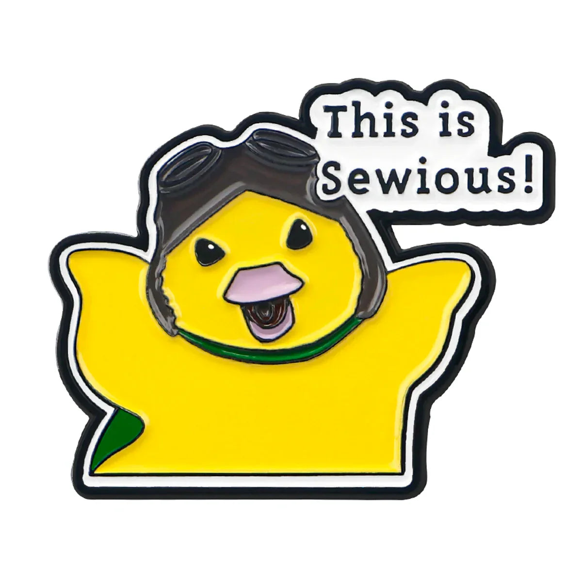 This Is Serious Enamel Pin 1 / 1