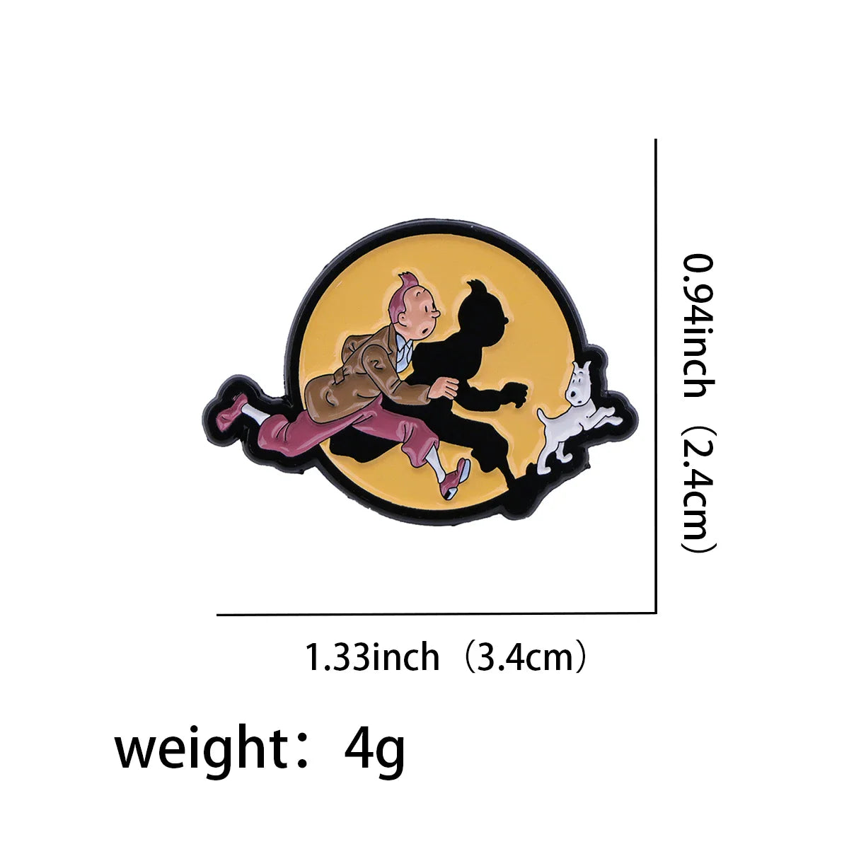 Tintin Enamel Pin 1