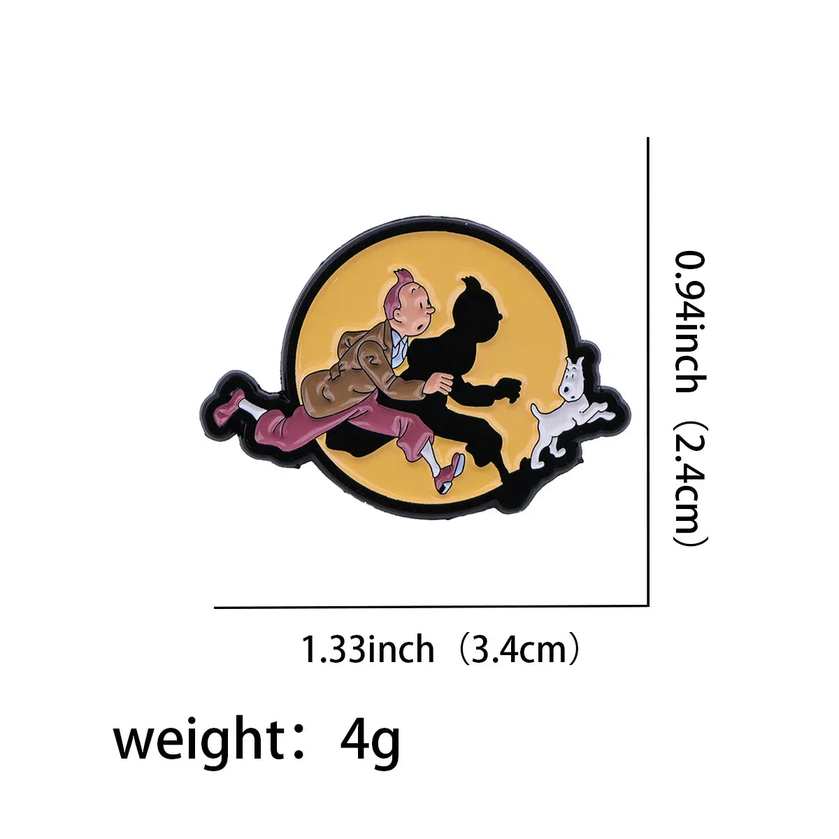 Tintin Enamel Pin 1