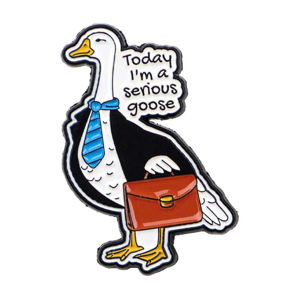 Cartoon Goose Enamel Pin Funny Brooch Pines Lapel Pins Badge on Backpack Clothing Accessories Fashion Jewelry Friends