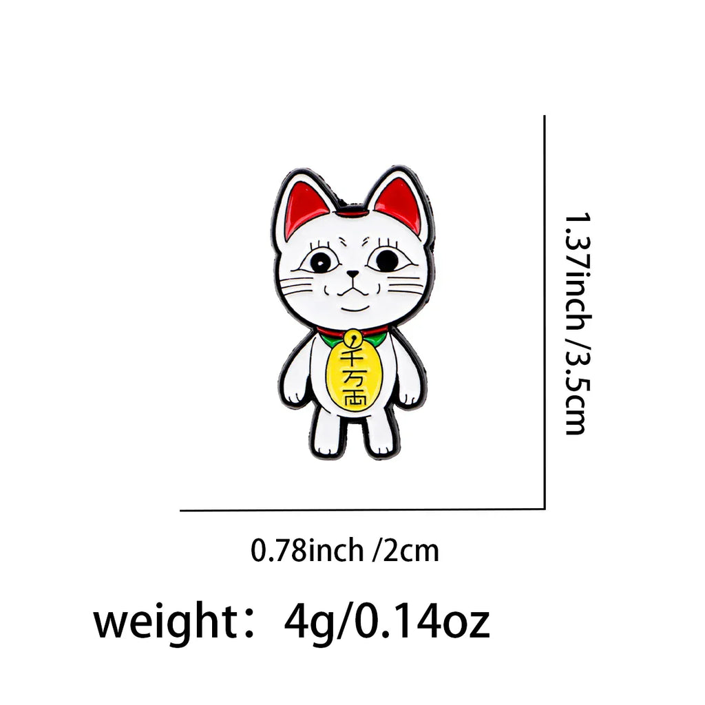 Cute Cat Enamel Pin Anime Monster Brooch Pines Lapel Pins Badge on Backpack Clothing Accessories Funny Jewelry Friends