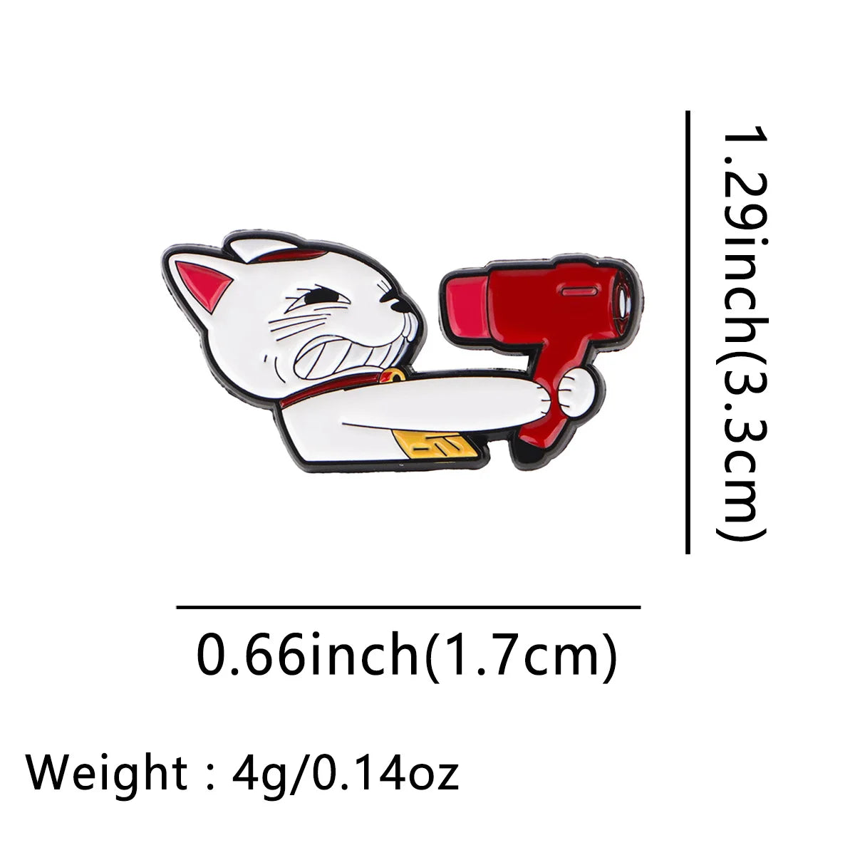 Cute Cat Enamel Pin Anime Brooch Pines Lapel Pins Funny Badge on Backpack Clothing Accessories Animal Jewelry Friends