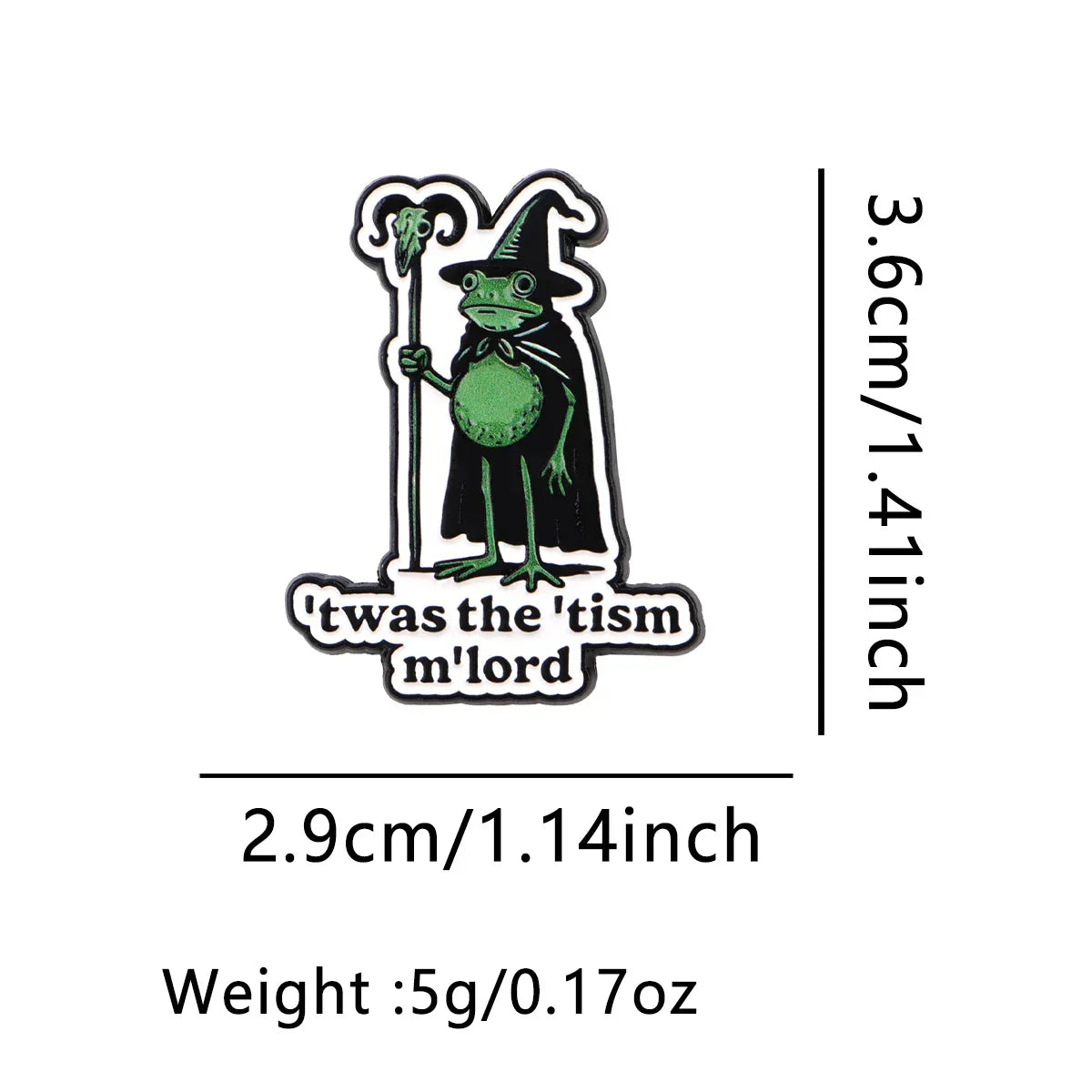 Cartoon Autistic Frog Enamel Pins Quotes Brooches Badge Lapel Pins for Backpacks Clothes Decoration Witch Jewelry Gifts