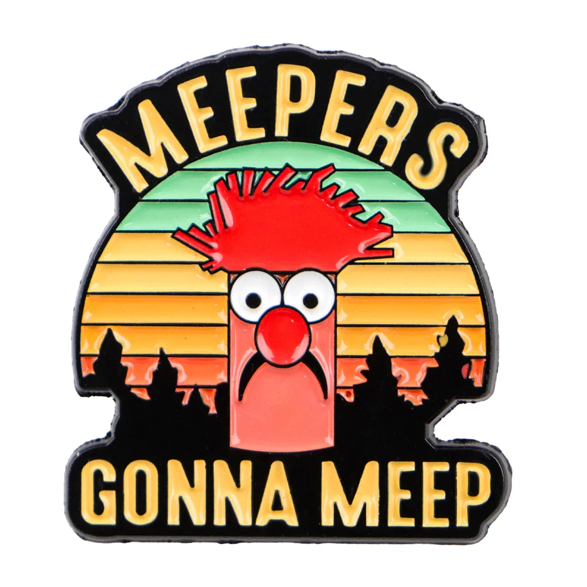 Vintage Meepers Gonna Meep Muppet Enamel Pin 1